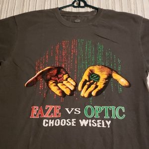 Faze x optic mens t-shirt